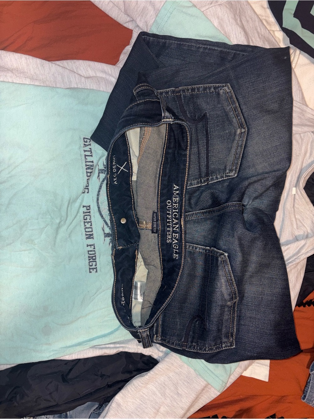 American Eagle Outfitters Slim Dark Blue Denim Jeans